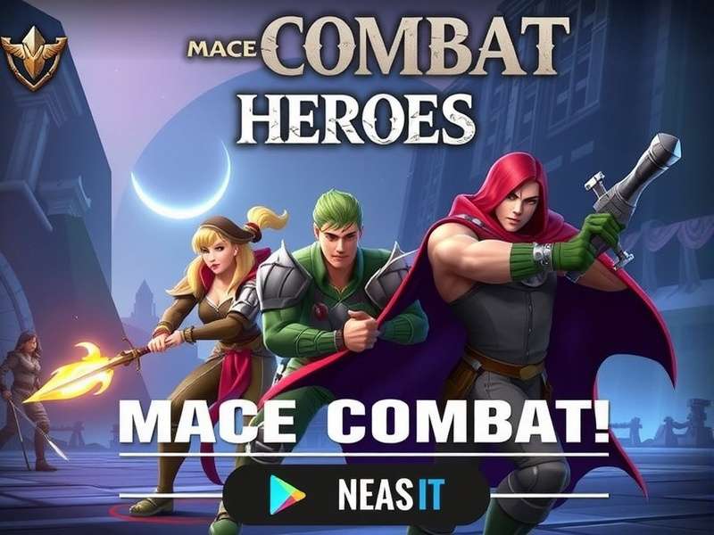 Mace Combat Heroes Game Banner